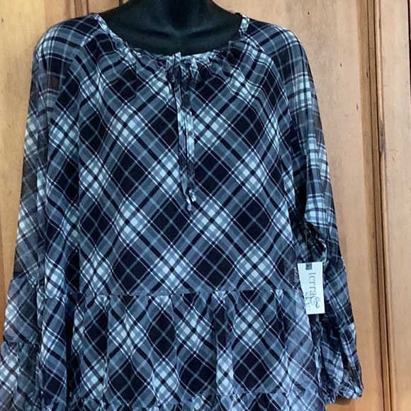 🖤NWT “ Terra & Sky “Size 2 XLarge FunTo Wear New Top / Tag Wardrobe Must Have🖤 - Picture 4 of 8